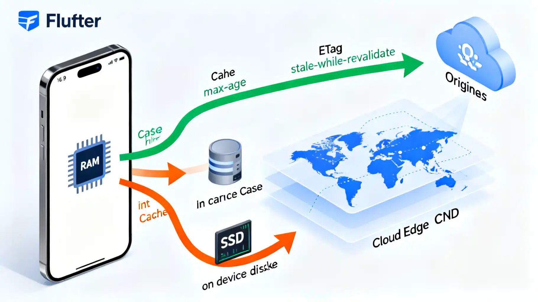 Flutter Network Image Caching Strategy: Memory, Disk, and CDN Best Practices