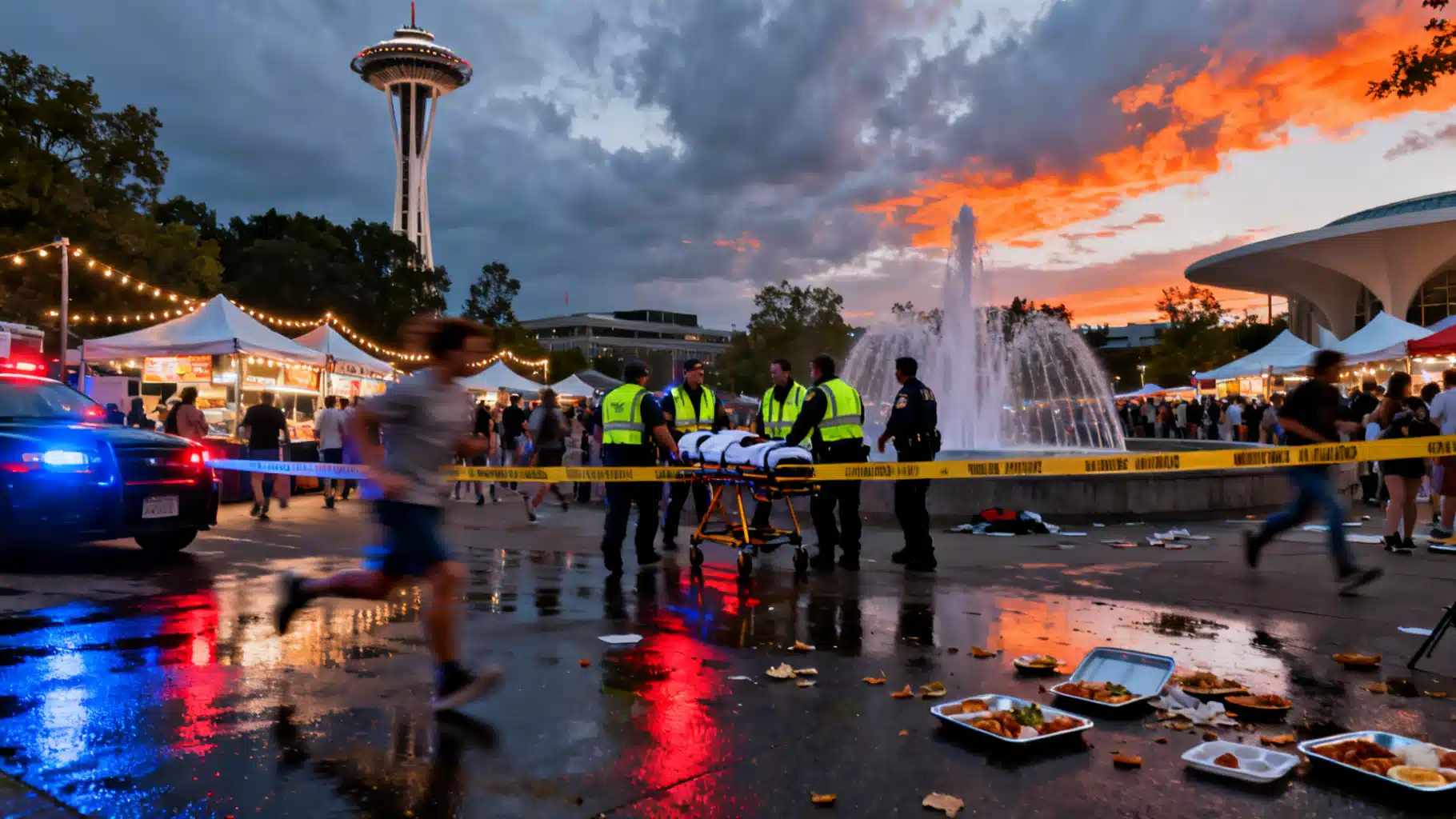 Seattle Center shooting at Bite of Seattle leaves 3 dead, 4 injured; one suspect in custody
